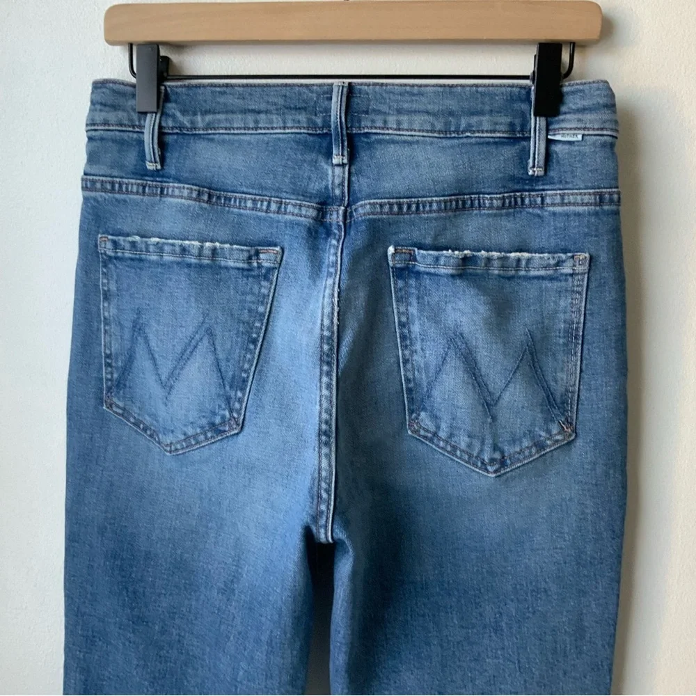 MOTHER Jeans Hustler Ankle Flare Blue Size 29 - Picture 5 of 13